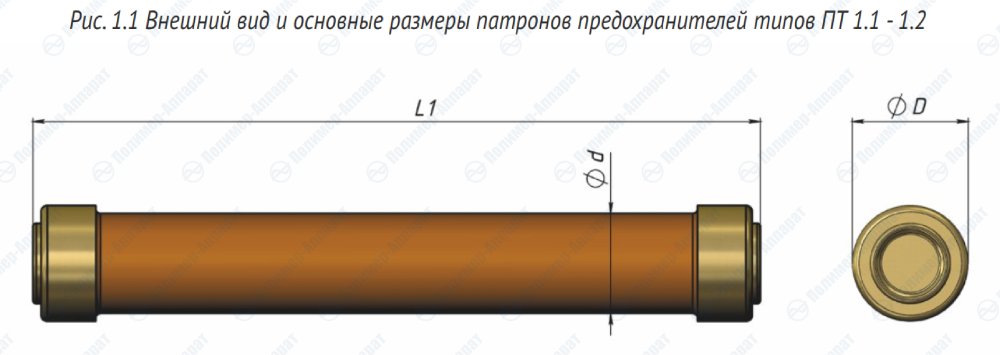 Патроны предохранителей типов ПТ, ПН