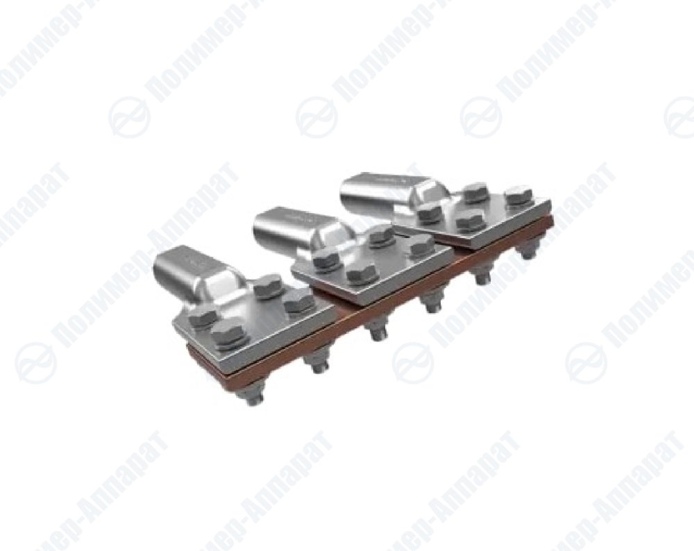 Зажимы аппаратные прессуемые типа 3А4А (с 4 отверстиями в контактной лапке)