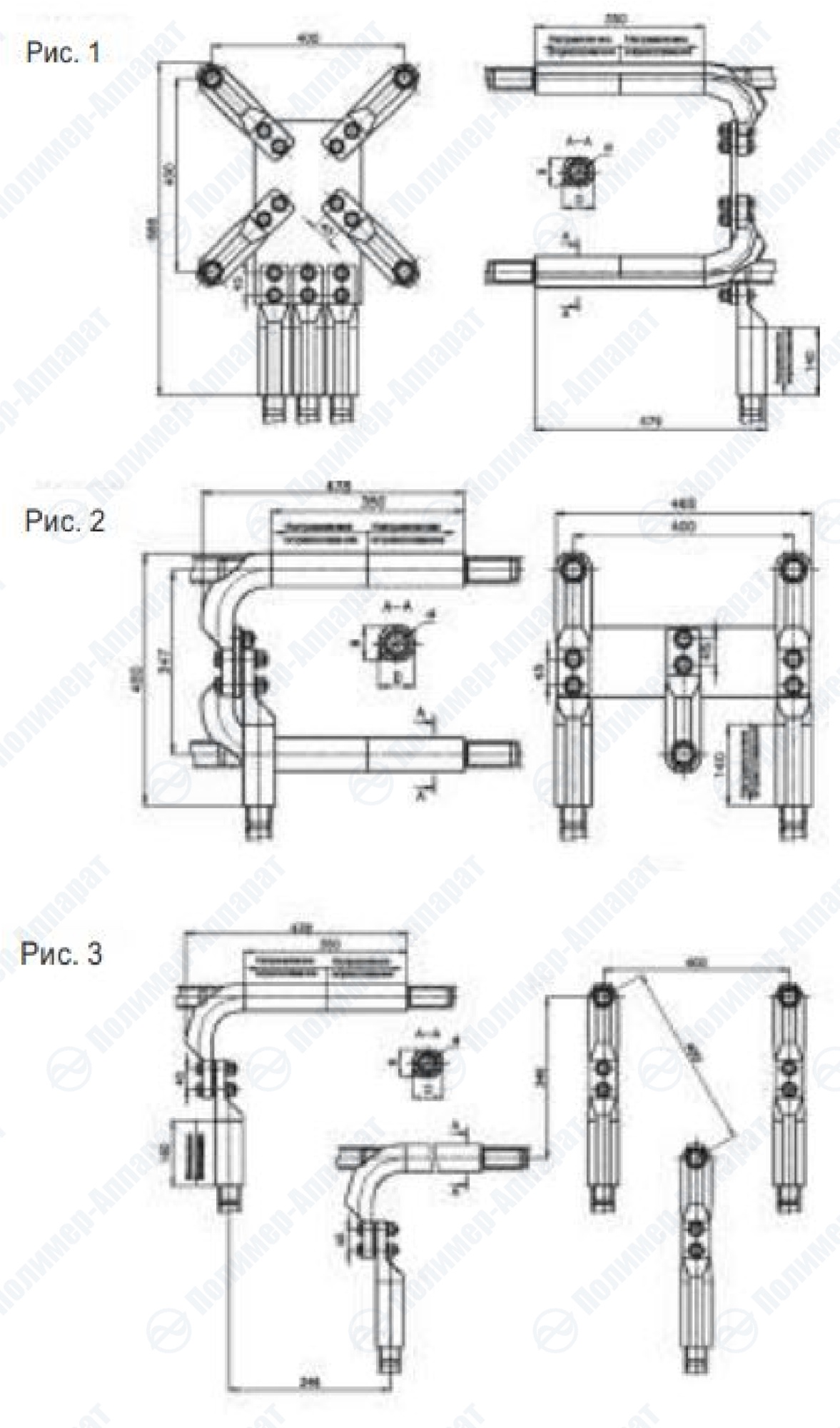 Зажимы ответвительные прессуемые типа АОА