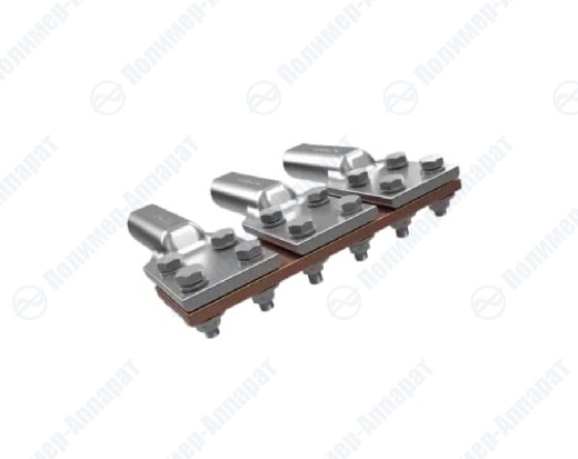 Зажимы аппаратные прессуемые типа 3А4А (с 4 отверстиями в контактной лапке)