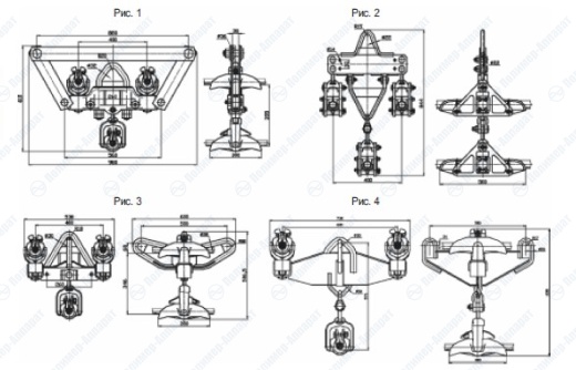 Зажимы поддерживающие глухие типа 3ПГН2