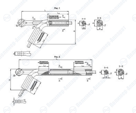 Зажимы натяжные прессуемые типа НАСУС