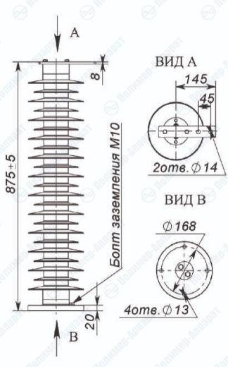 ОПН-110/1000 для защиты изоляции нейтрали