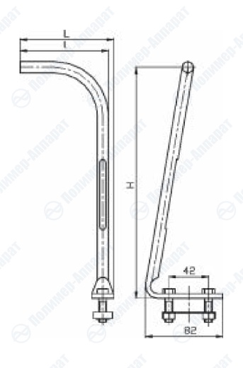 Рога разрядные нижние типа РРН