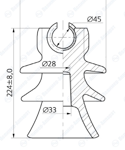 Изолятор фарфоровый ШФ-20Г1 